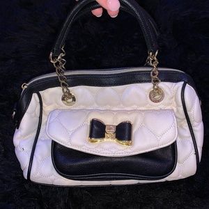 White Betsey Johnson Purse